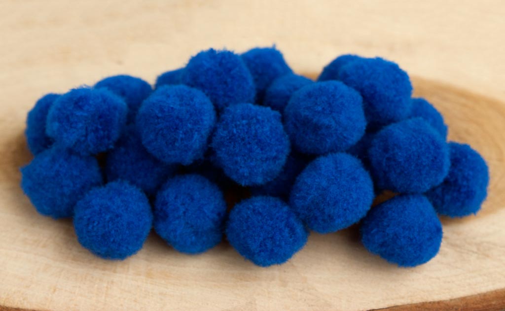 Помпоны для рукоделия Лентомания 20мм синие 10шт POM2BL, фото №1 Помпоны для рукоделия Лентомания 20мм синие 10шт POM2BL, фото №1