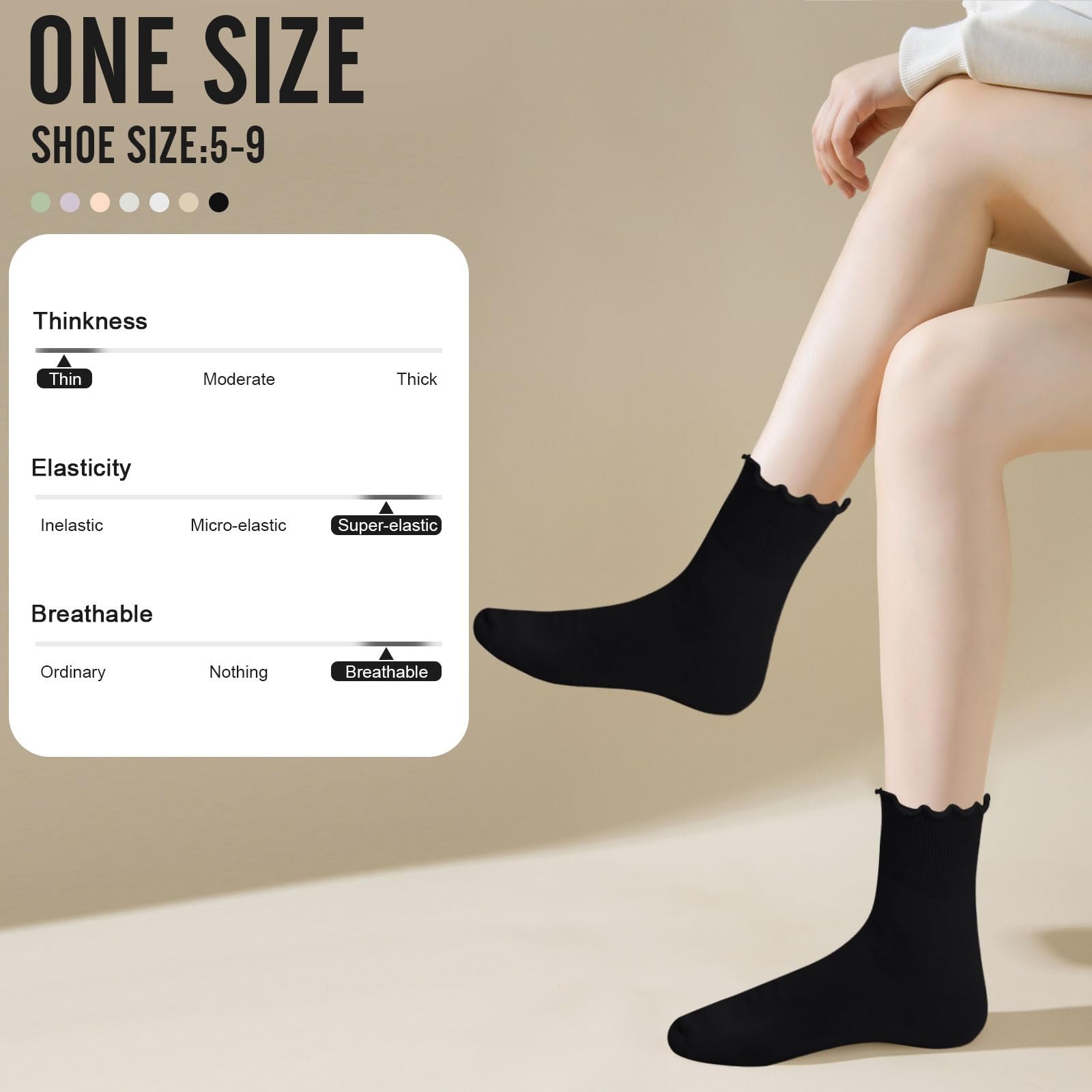 Носки с рюшами (3 пары), фото №7