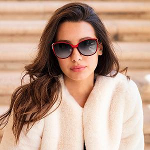 Солнцезащитные очки Cateye Face Shadow Поляризованные с UV400 защитой Металлическая декорация Современные Сверхлегкие Для улицы synthetic.ua - Фото 1