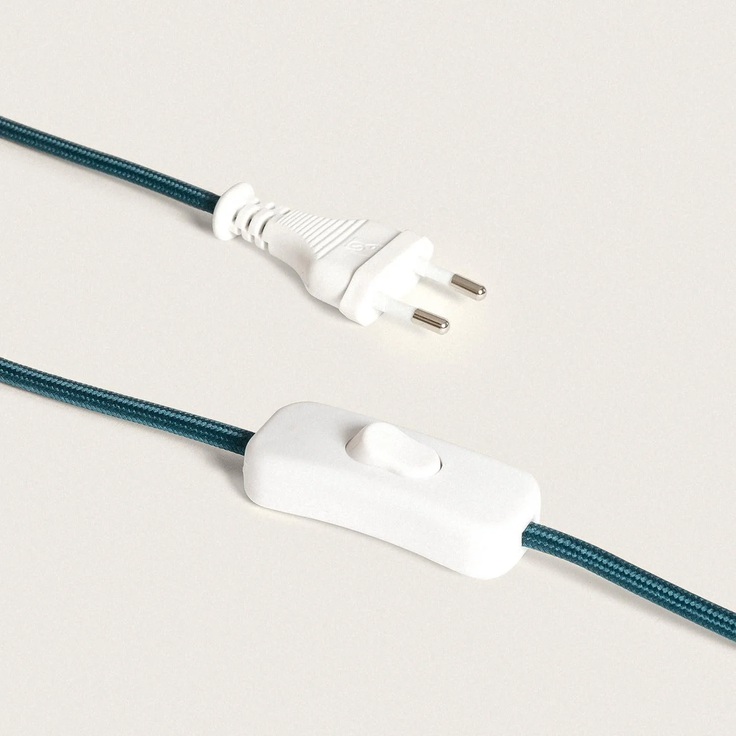 Настільна лампа LEDKIA LIGHTING Ariché E27 White Ceramic Fabric, фото №6