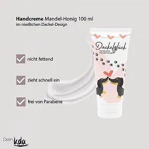 Крем для рук Kda Dachshund Миндаль и мед 100 мл, дизайн Dachshund synthetic.ua - Фото 1
