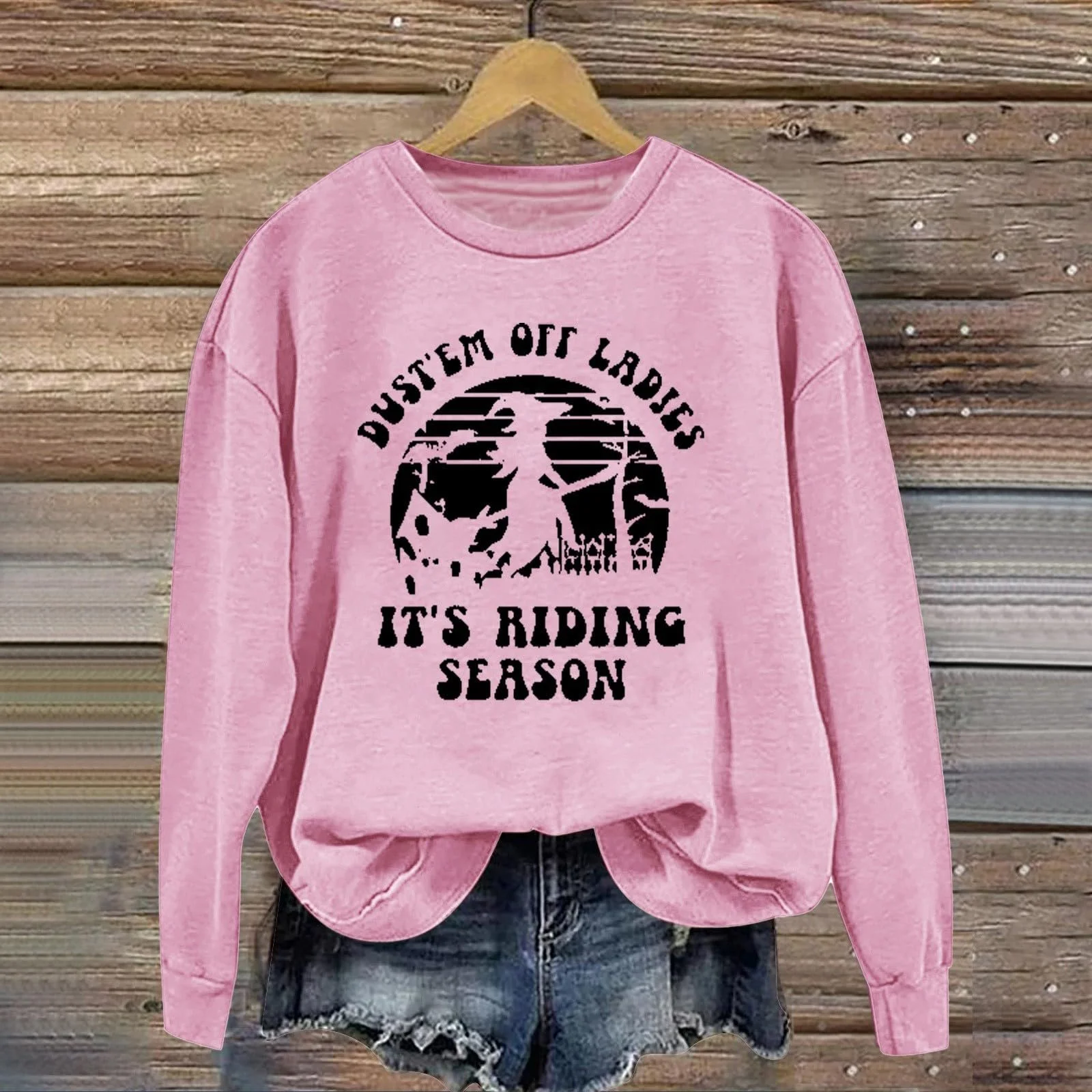 Жіночий світшот Generisch Вільний пуловер з принтом, фото №2 Жіночий світшот Generisch Вільний пуловер з принтом, фото №2