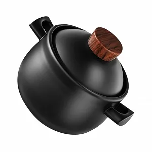 Кастрюля-жаровня VALICLUD Керамика 1.8 l Антипригарная Для газовой плиты С крышкой - Фото 1