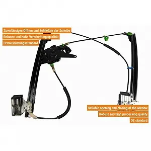 Склопідйомник VAICO V10-6120 Original VAICO Quality для SEAT SKODA VW VAG synthetic.ua - Фото 1