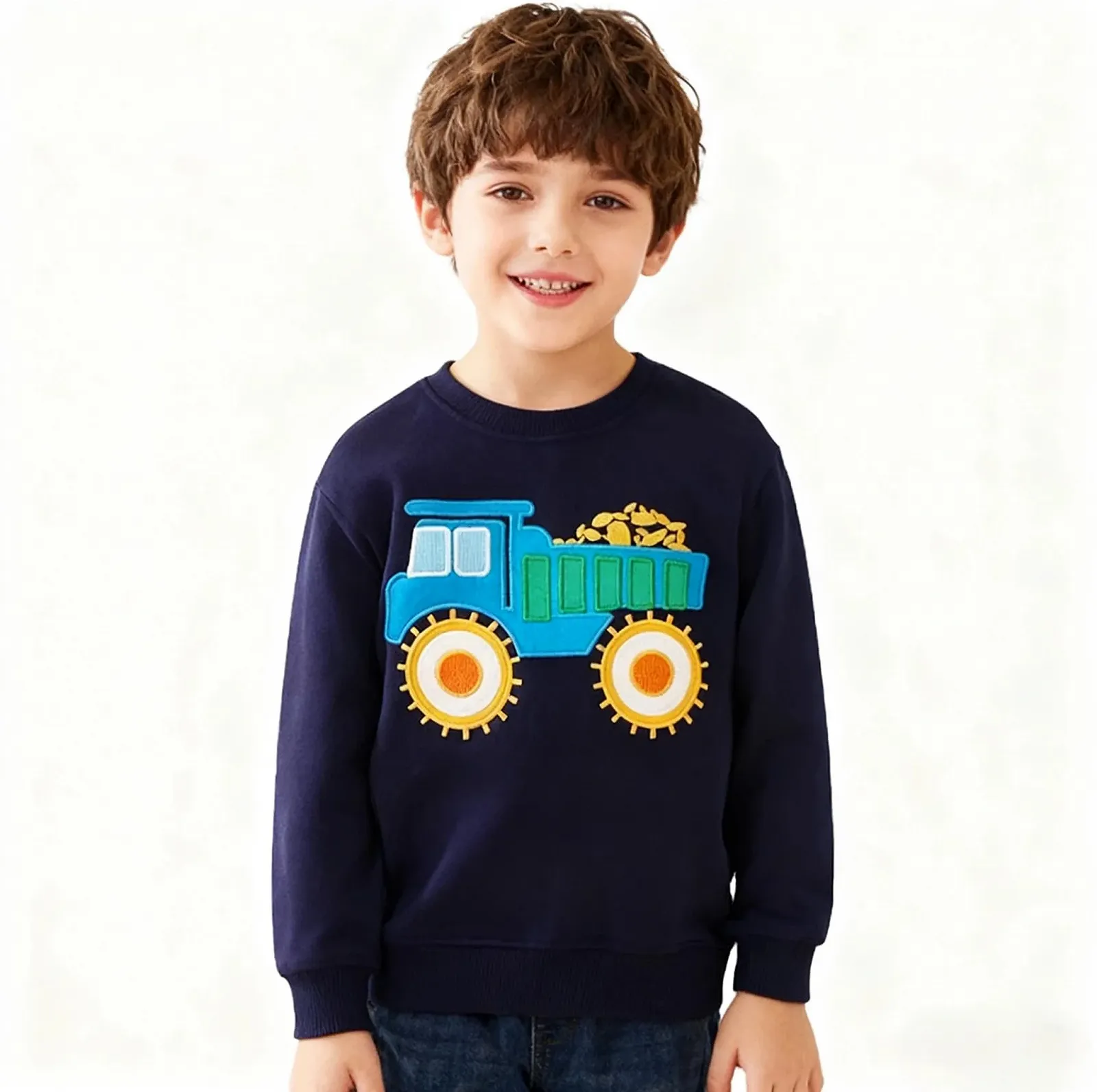 Світшот Codkkre для хлопчиків Бавовняний пуловер, фото №5