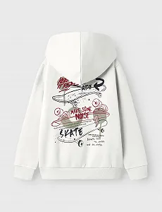 Толстовка NAME IT Nkmkilian SWE Wh Bru Ps synthetic.ua - Фото 1