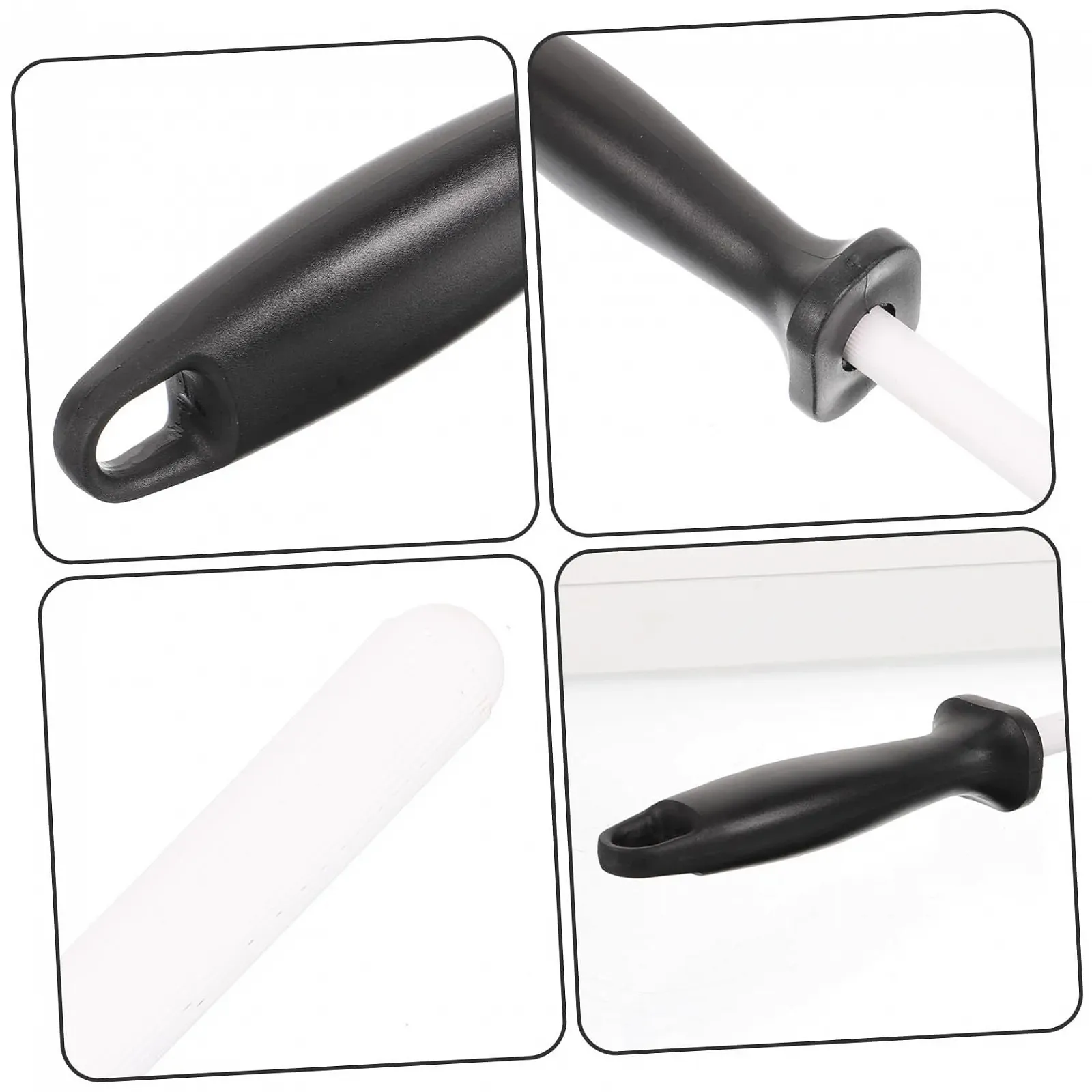 Точильный стержень керамический ручной компактный с эргономичной ручкой, фото №3