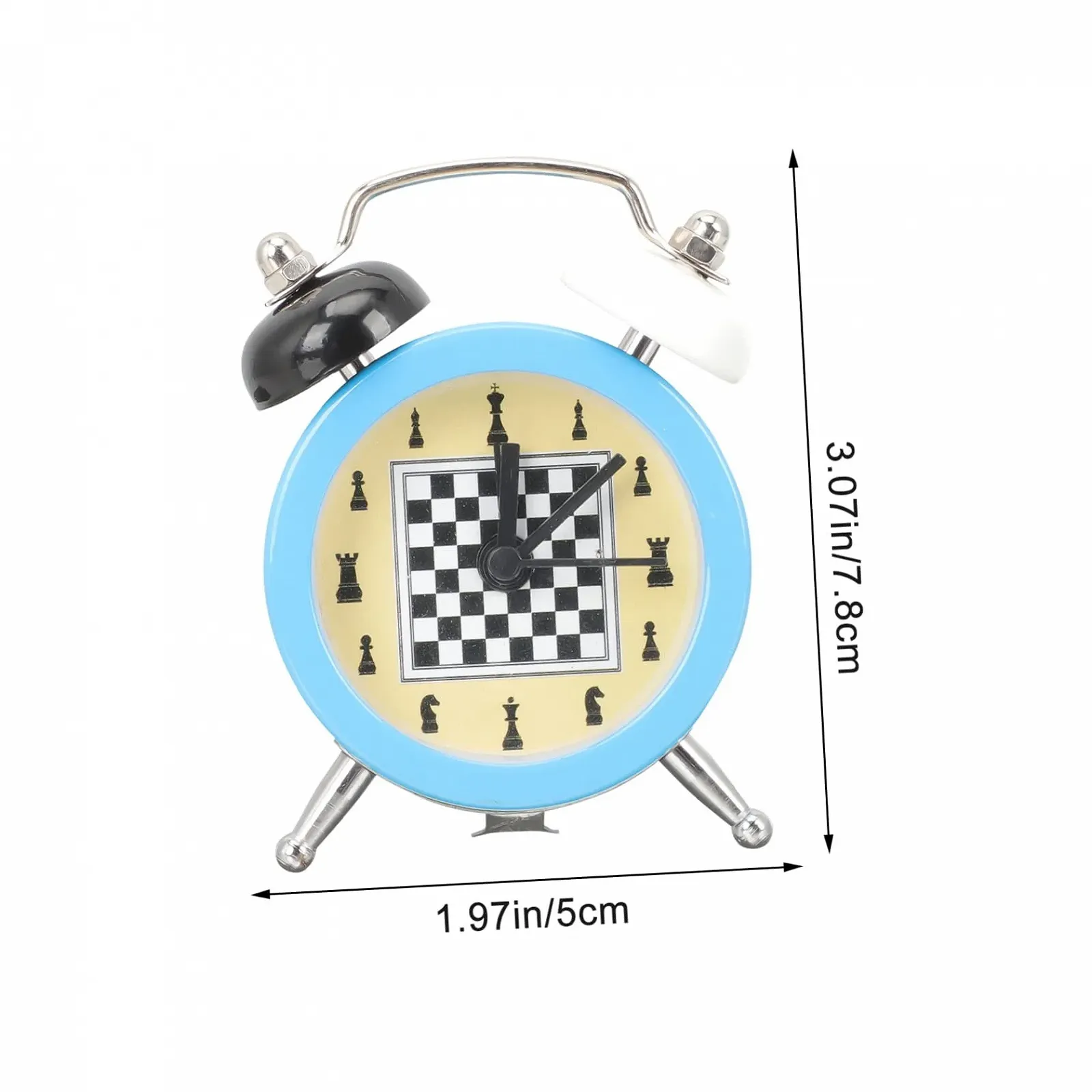 Будильник FUNOMOCYA Mini Tischwecker Schachtimer Schachuhr, фото №2