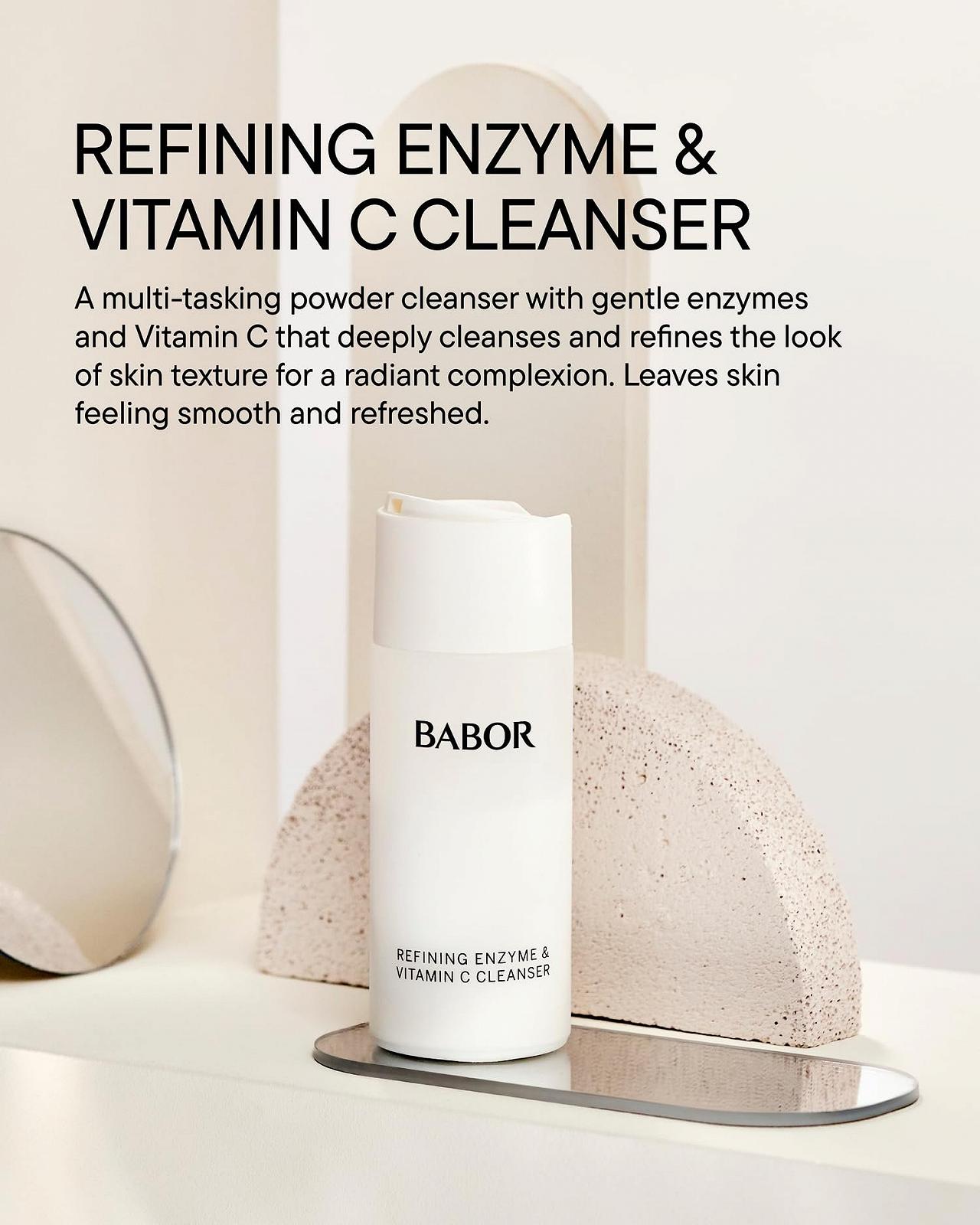 Ферментная пудра для умывания Babor Cleansing Enzyme Cleanser / С витамином C, фото №3 Ферментная пудра для умывания Babor Cleansing Enzyme Cleanser / С витамином C, фото №3