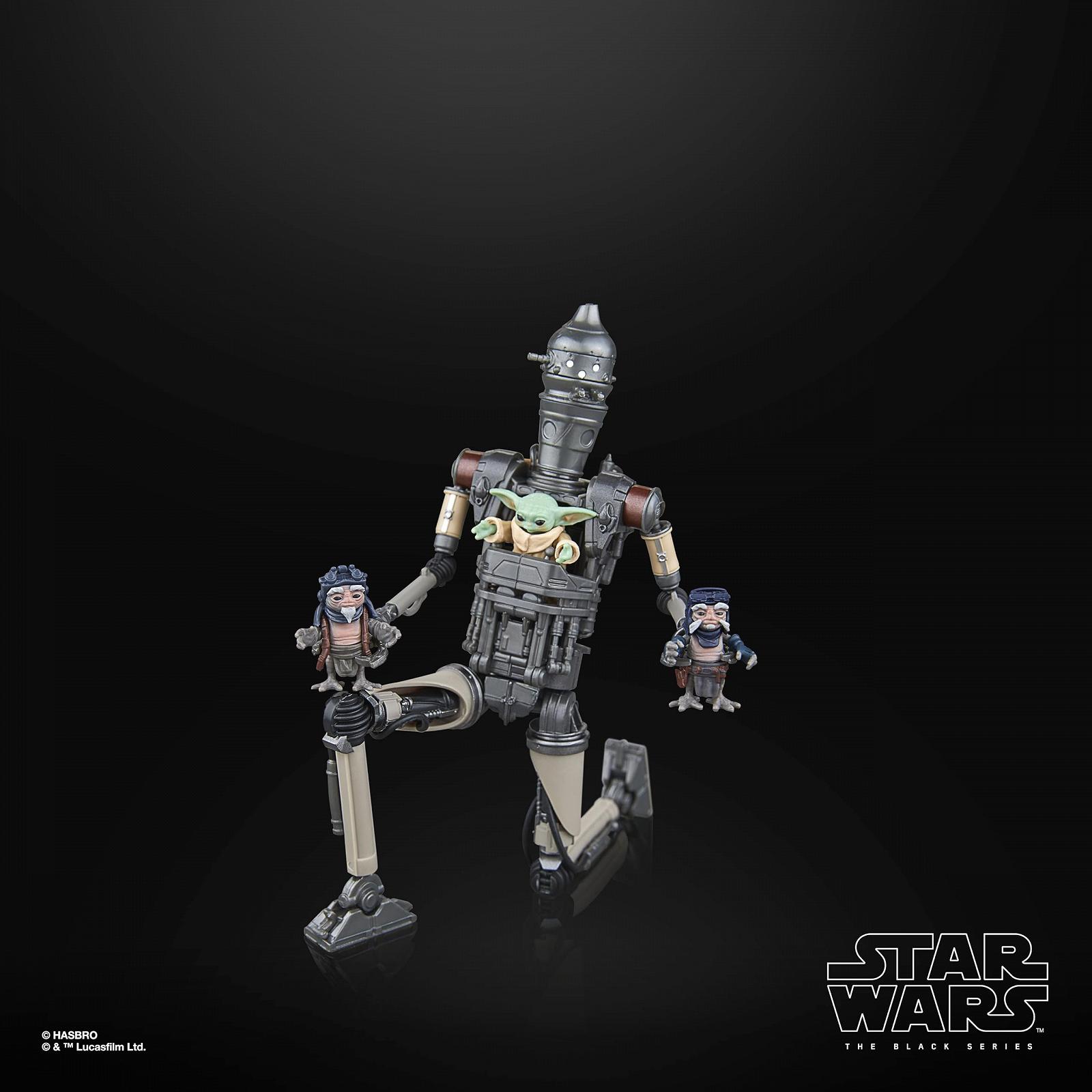Фигурки Star Wars The Black Series IG-12 и Grogu, The Mandalorian Deluxe, набор из 2 штук, масштаб 15 см, фото №5