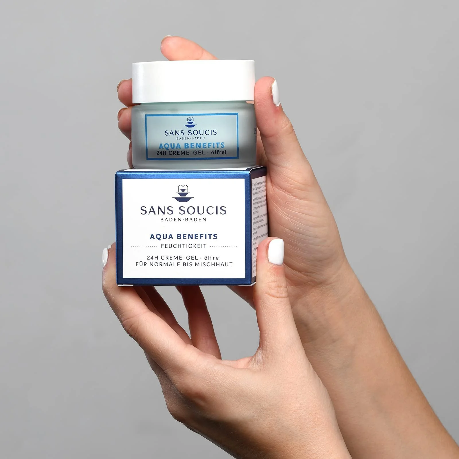 Крем-гель для обличчя Sans Soucis Face Care Aqua Benefits 24h зволожуючий без олій 50 мл, фото №2