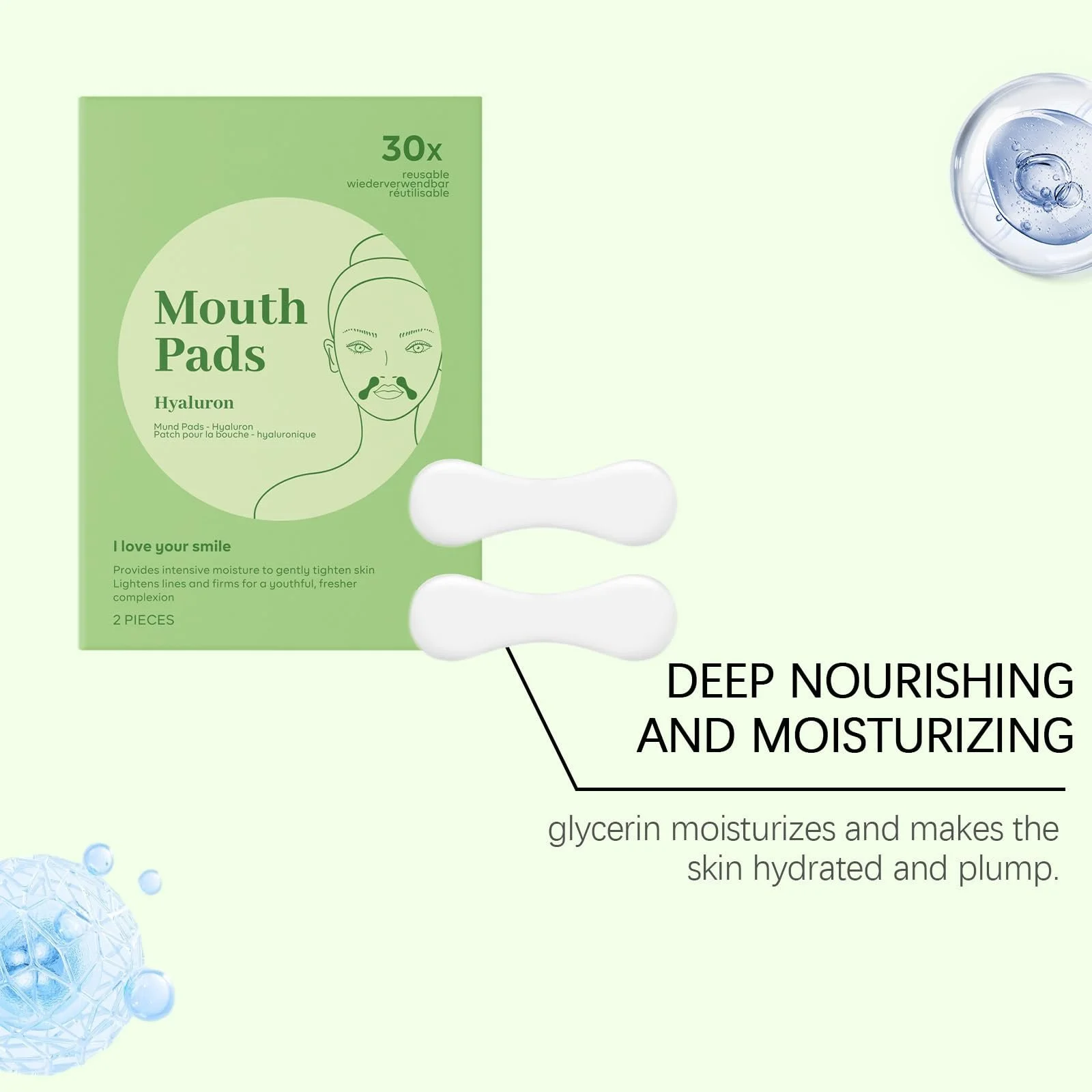 Силиконовые патчи для лица против старения, фото №5