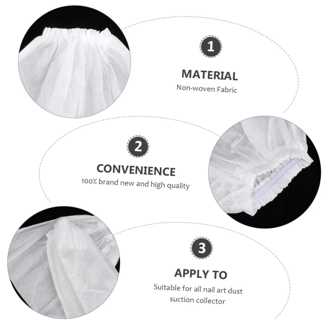 Мешок для сбора пыли CALLARON 5 шт., утолщенный флисовый, фото №5 Мешок для сбора пыли CALLARON 5 шт., утолщенный флисовый, фото №5