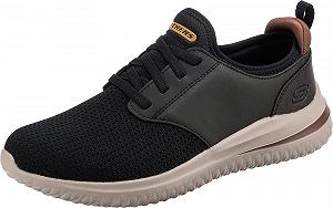Кеды Skechers Delson 3.0 Mooney Мужские С Круглым Носком На Шнуровке - Фото 1