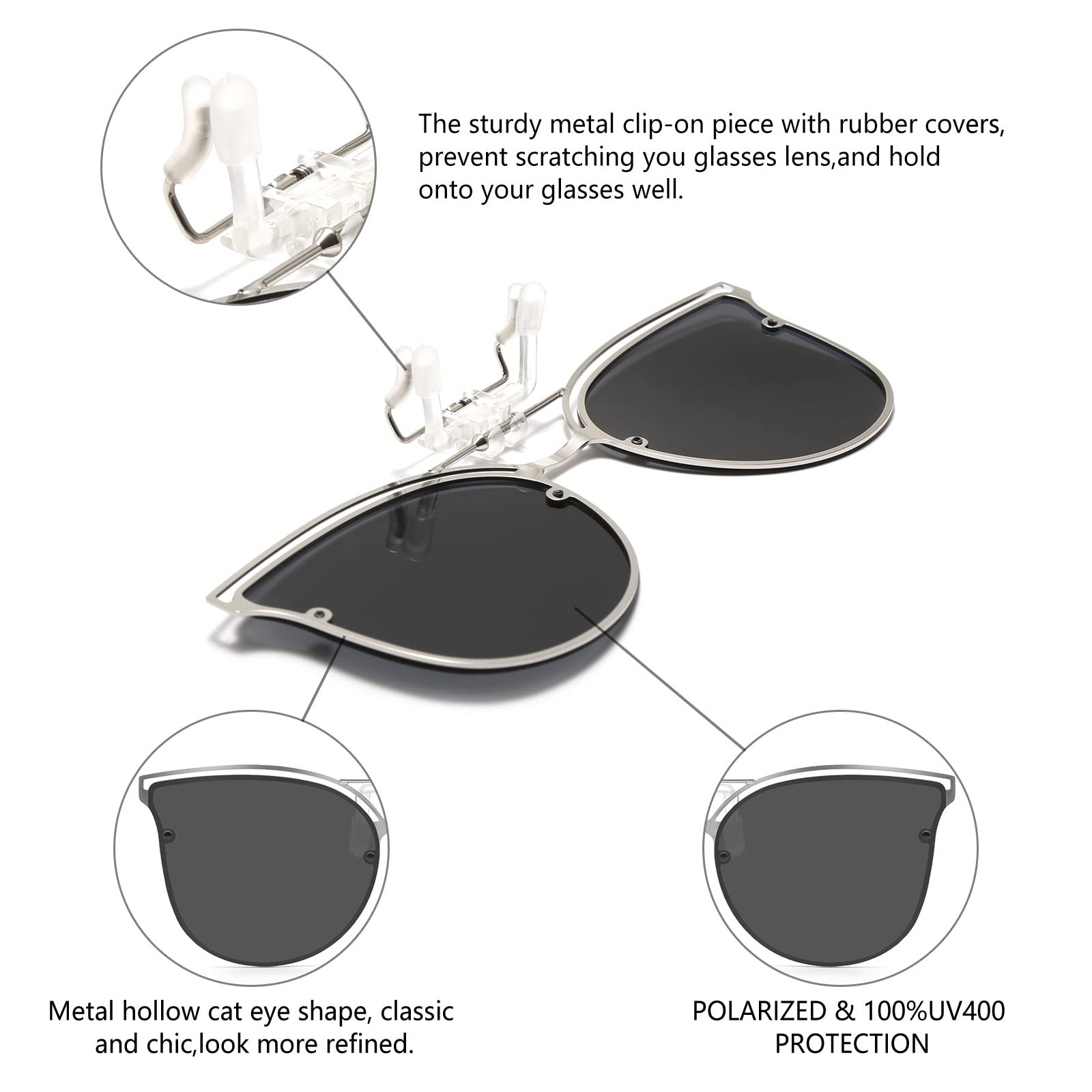 Солнечные очки Long Keeper с зажимом для поляризации, фото №3