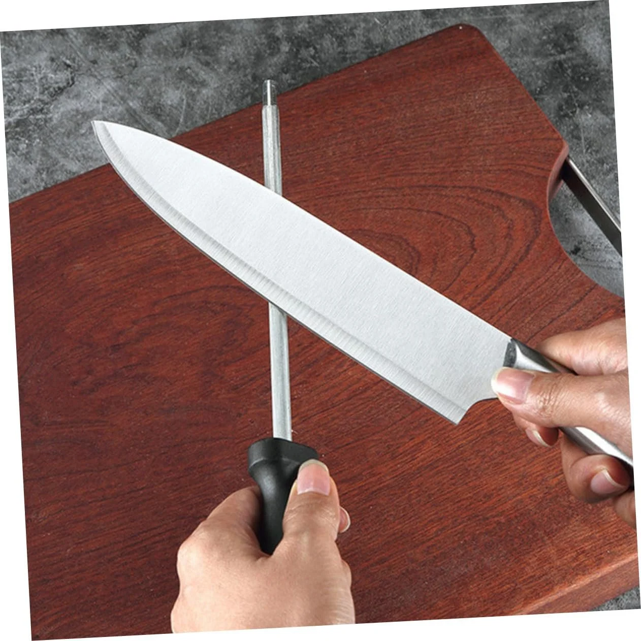 Мусат Ipetboom Set of 2 Professional Stainless Steel с эргономичной ручкой, фото №9