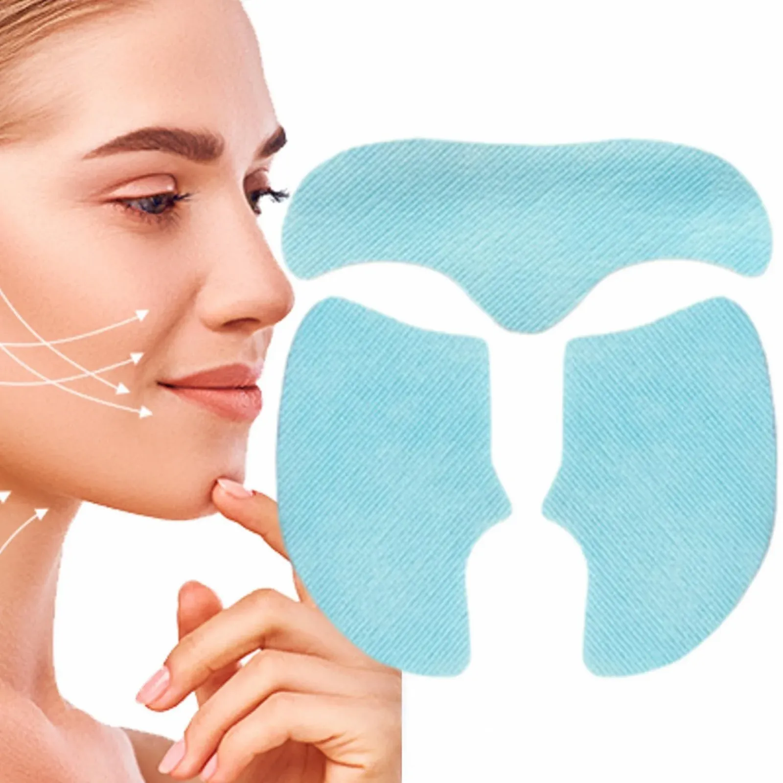 Ліфтинг Патчі для Обличчя Brightening Face Tape для Підтяжки та Зміцнення Шкіри, фото №8