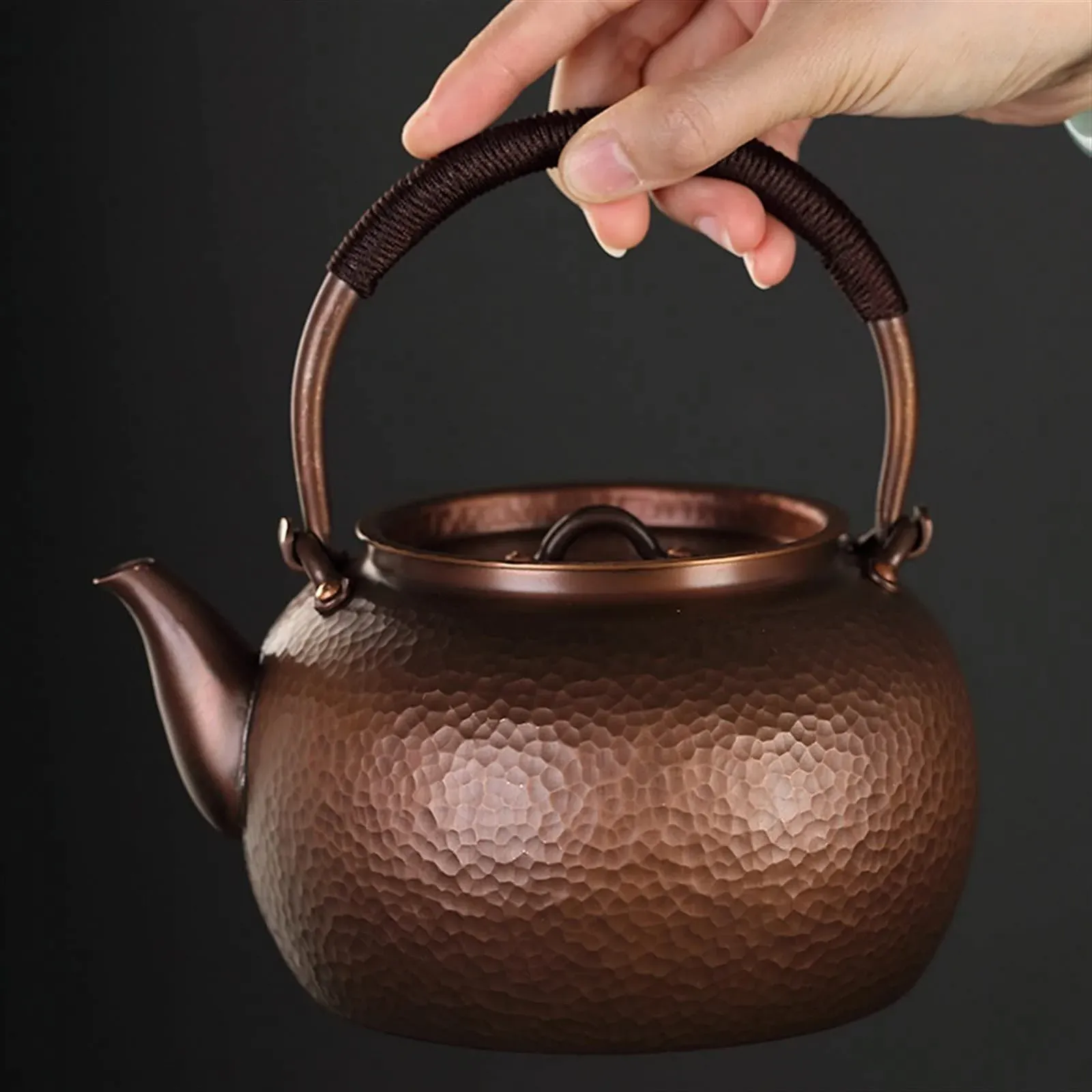 Чайник Мідний Ретро Ручної Роботи 900 мл, фото №5 Чайник Мідний Ретро Ручної Роботи 900 мл, фото №5