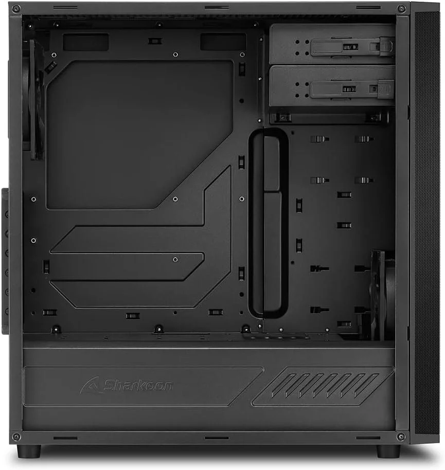 Корпус Sharkoon M25-V / Midi-Tower / 2x120mm / USB 3.0 / без БЖ / Чорний, фото №5 Корпус Sharkoon M25-V / Midi-Tower / 2x120mm / USB 3.0 / без БЖ / Чорний, фото №5