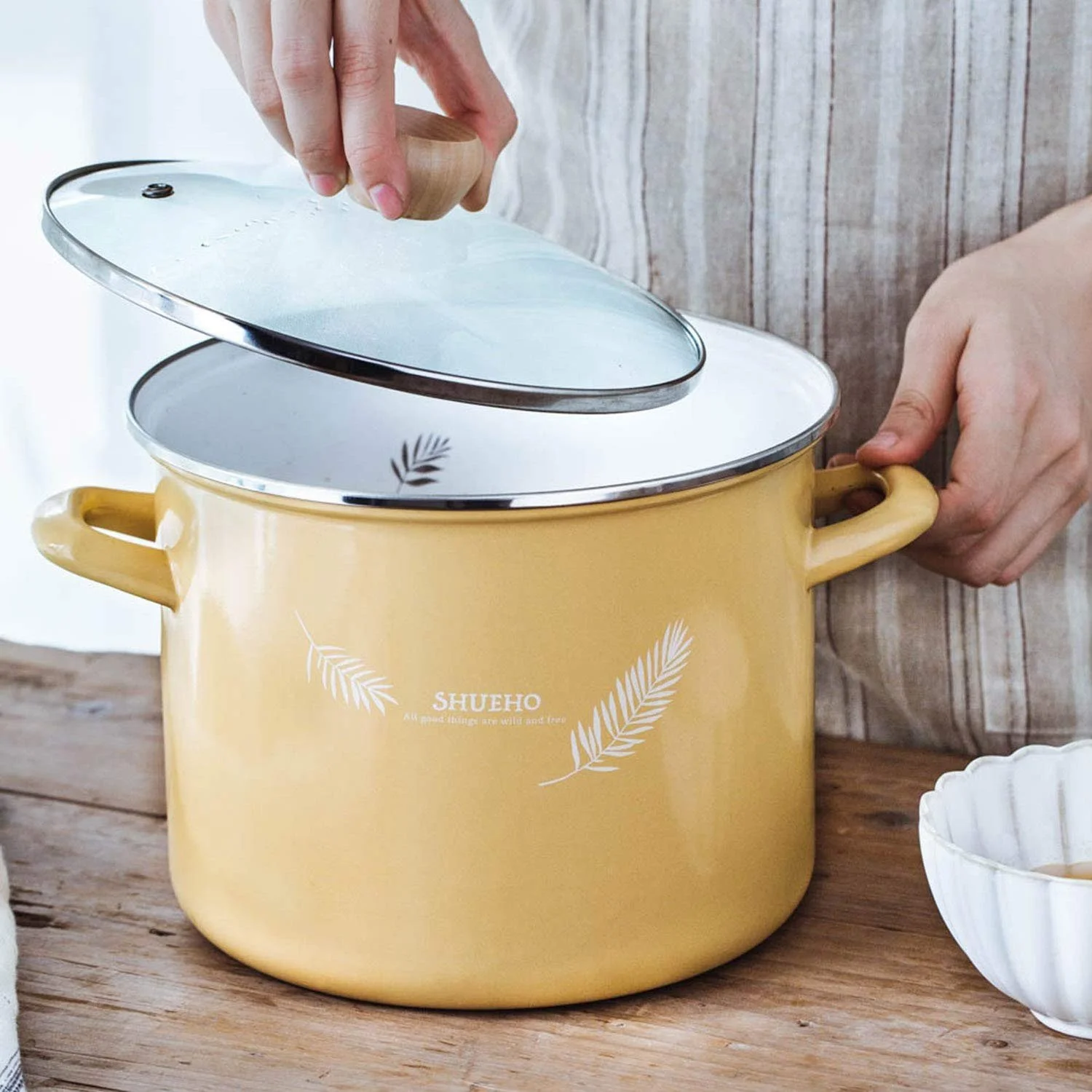 Каструля AIBAB Емальована 5.6 л, фото №3 Каструля AIBAB Емальована 5.6 л, фото №3