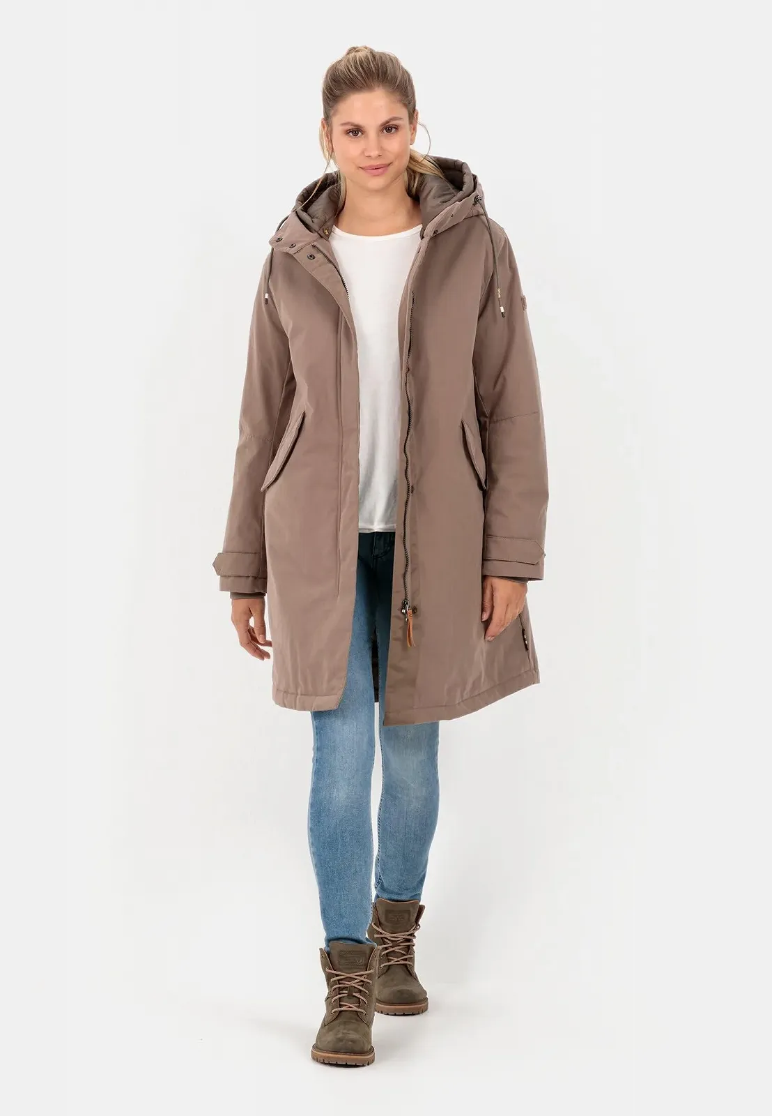 Функціональне пальто camel active Жіноче з органічної бавовни, фото №5 Функціональне пальто camel active Жіноче з органічної бавовни, фото №5