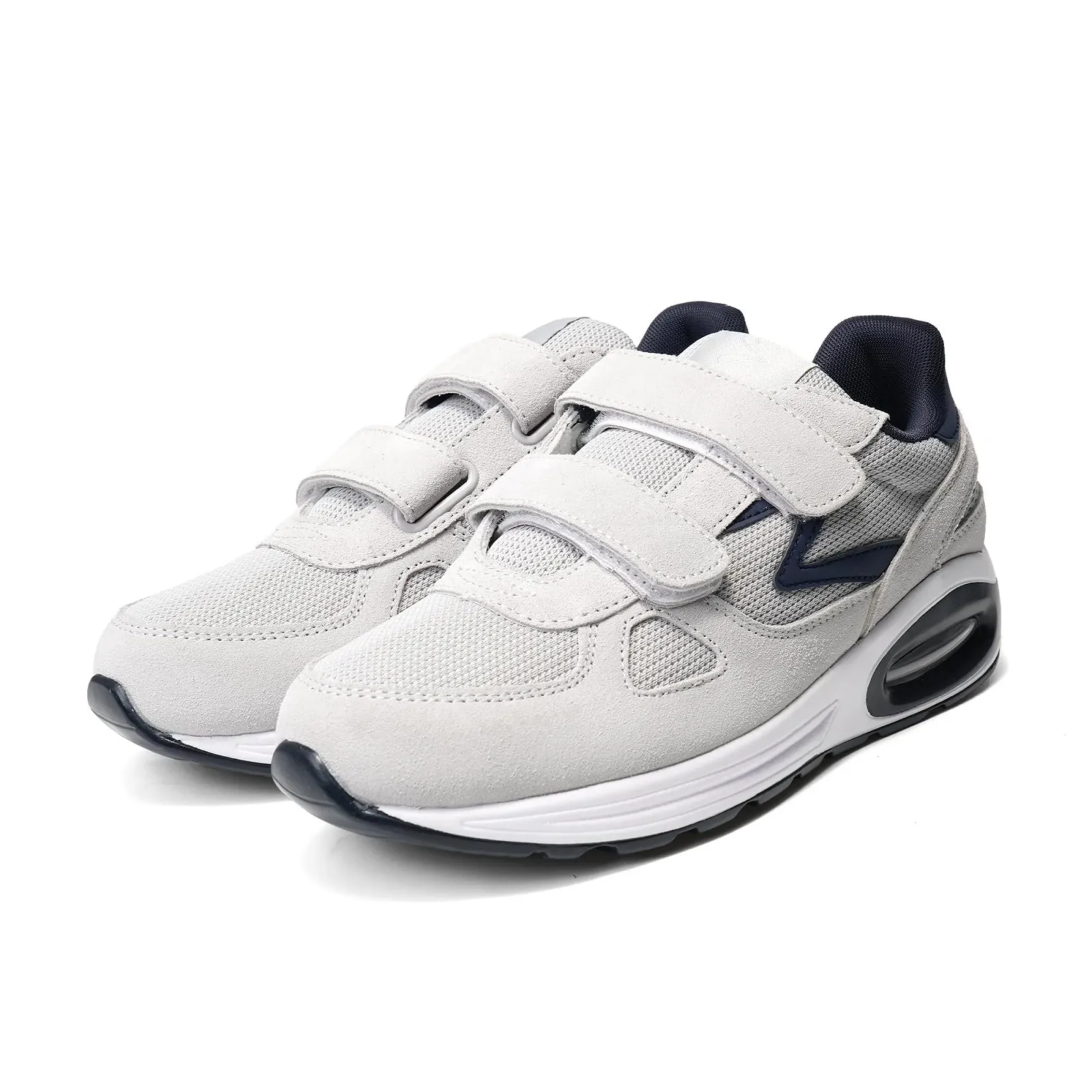 Кроссовки STRAPPO SOFT Мужские на липучках, дышащие, с амортизацией, спортивные, легкие, нескользящие, для бега, ходьбы, фитнеса и отдыха, фото №4