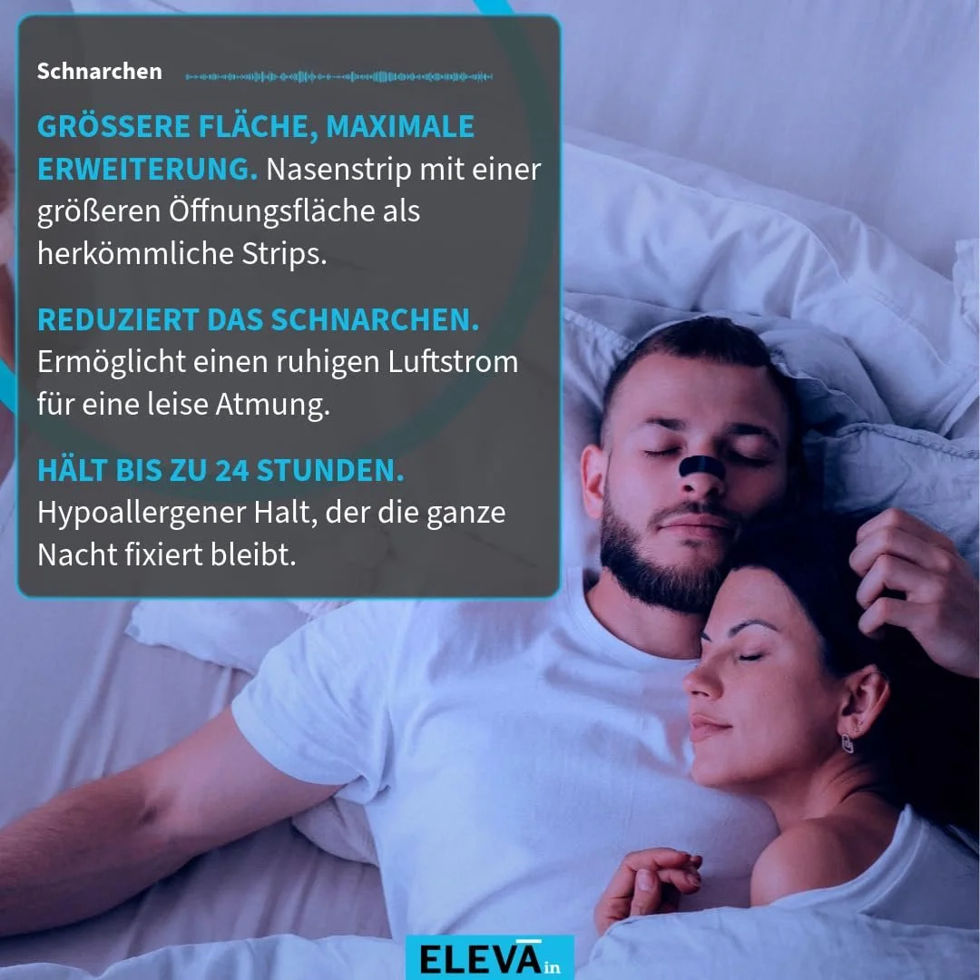 Смужки для носа Eleva Sleep проти хропіння, фото №3 Смужки для носа Eleva Sleep проти хропіння, фото №3