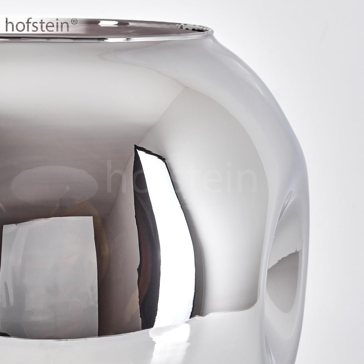 Настільна лампа Ripoll Metal/Glass Modern Retro/Vintage 25 см E27 Чорний/Хром, фото №4