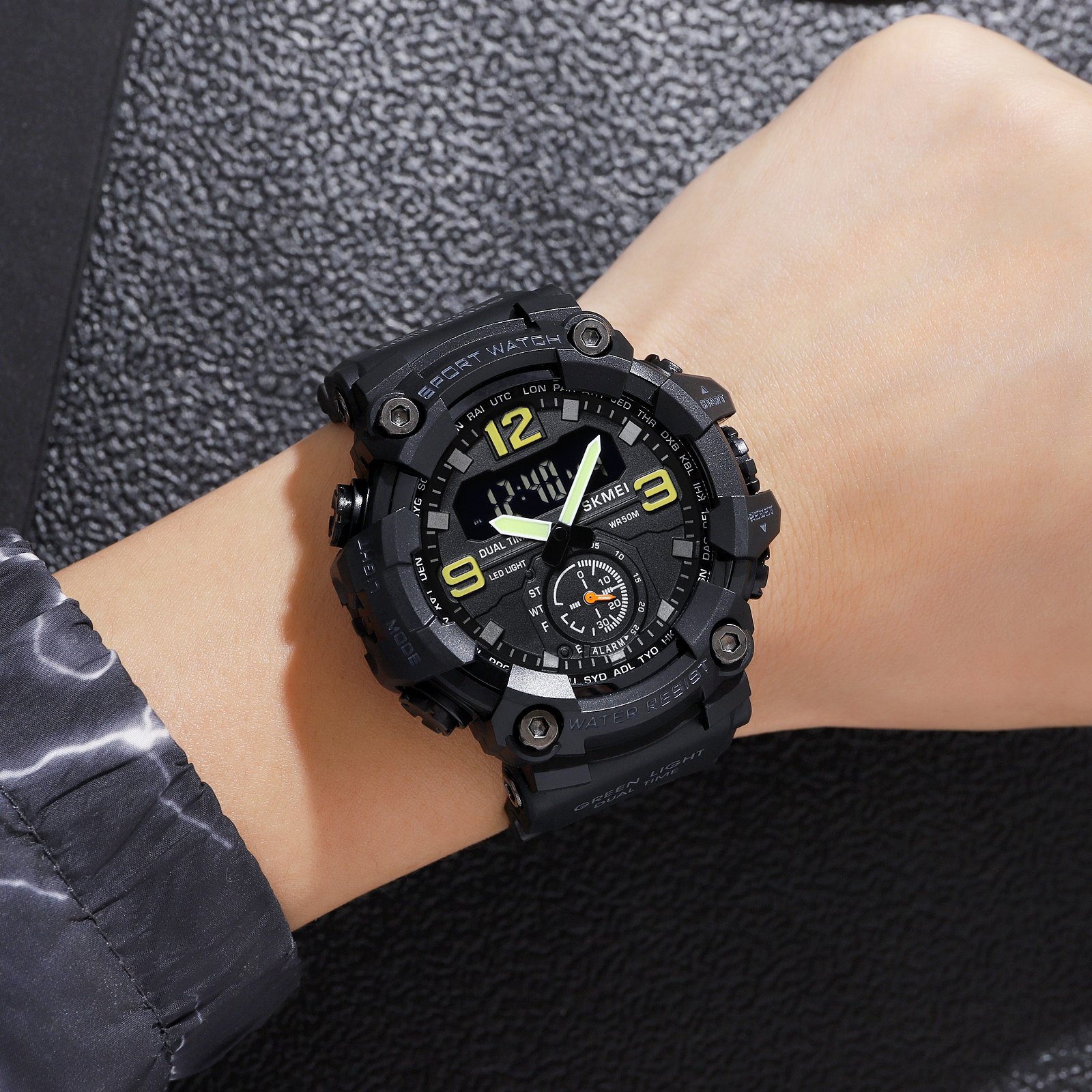 Годинник Skmei 1965BK black., фото №3
