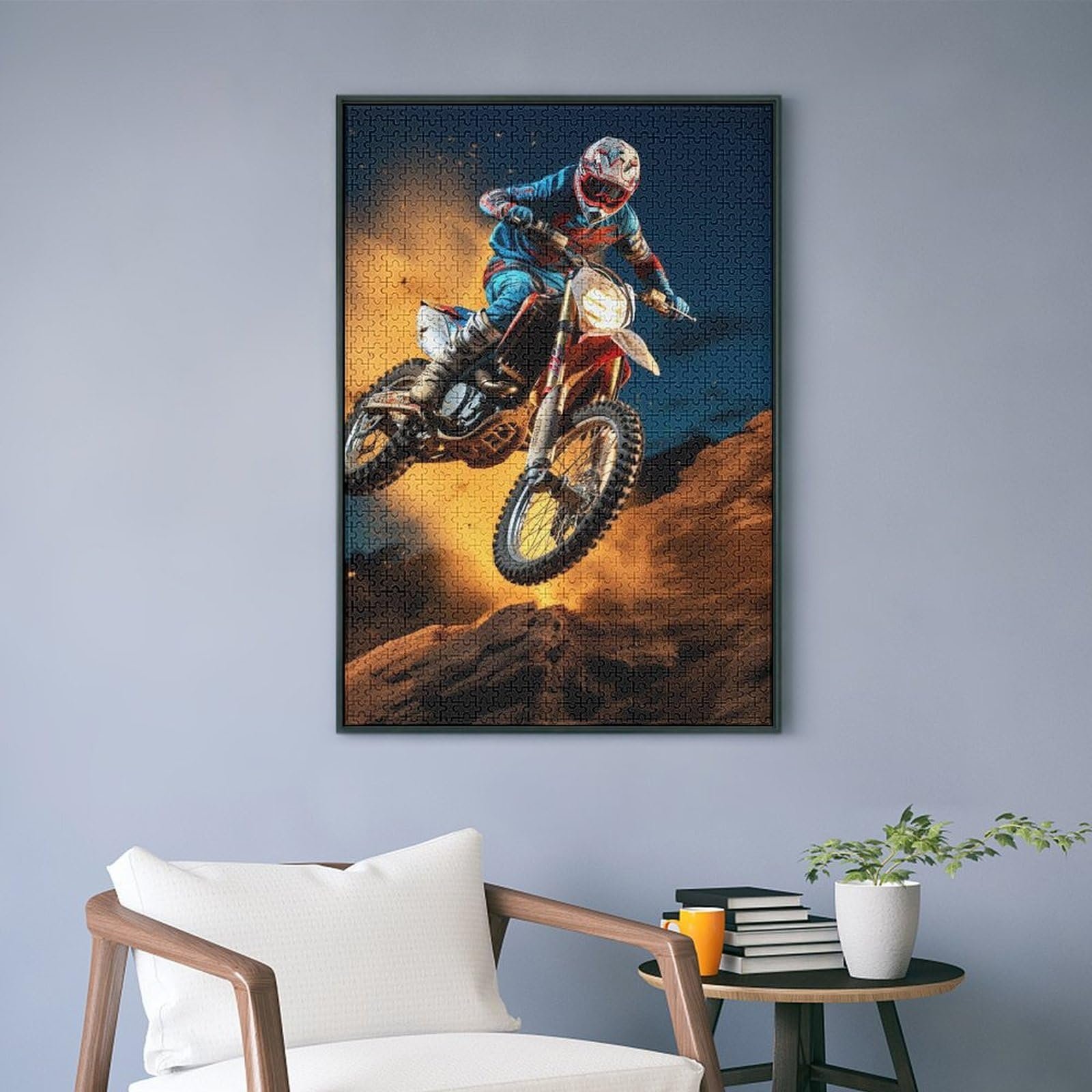 Дерев'яний пазл Moto-Cross 1000 елементів 78 x 53 см, фото №4 Дерев'яний пазл Moto-Cross 1000 елементів 78 x 53 см, фото №4