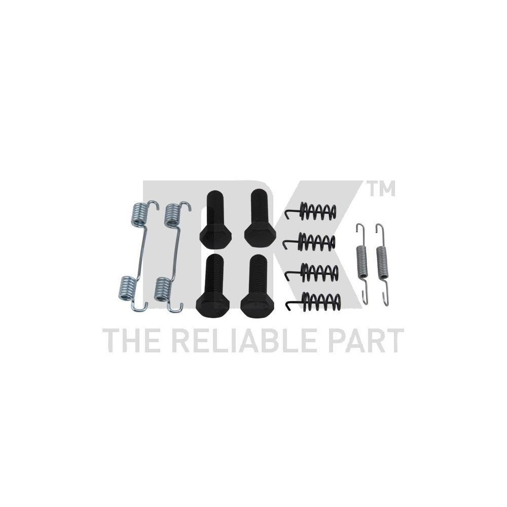 Комплект приладдя, колодки стоянкового гальма NK 7933865 для MERCEDES-BENZ, задня вісь, фото №1