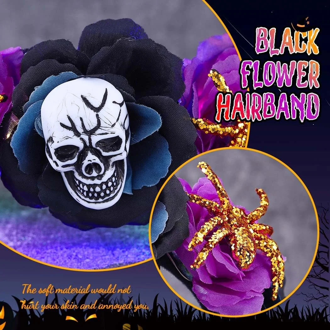 Обруч Reaky Светящийся Хэллоуин, LED, фото №4