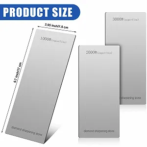 Точильний камінь Zhehao Diamond алмазний для кухні 1000/2000/3000 гріт synthetic.ua - Фото 1