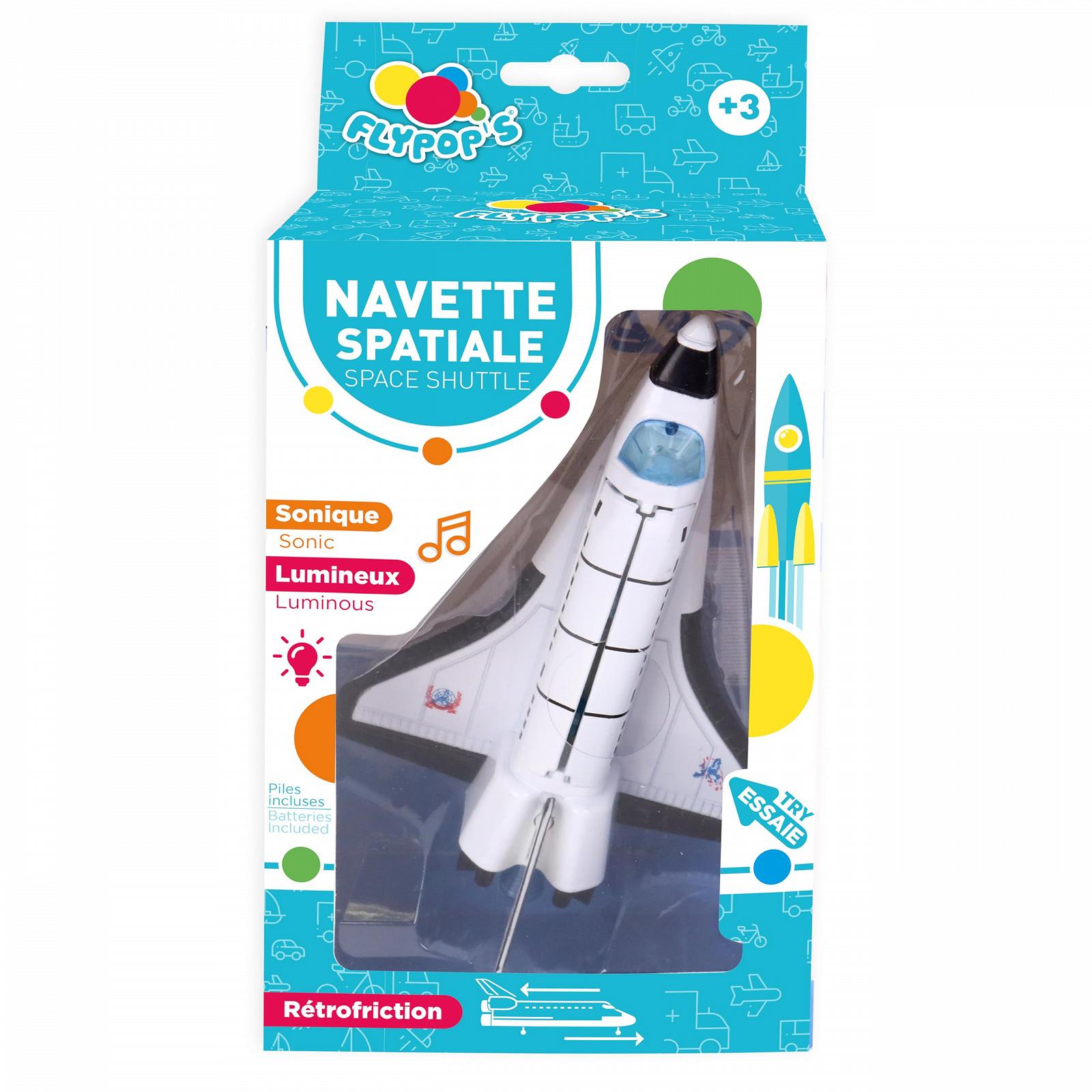 Игрушка FLYPOP'S Space Shuttle 022035 Sonic и Light Белый, фото №3 Игрушка FLYPOP'S Space Shuttle 022035 Sonic и Light Белый, фото №3
