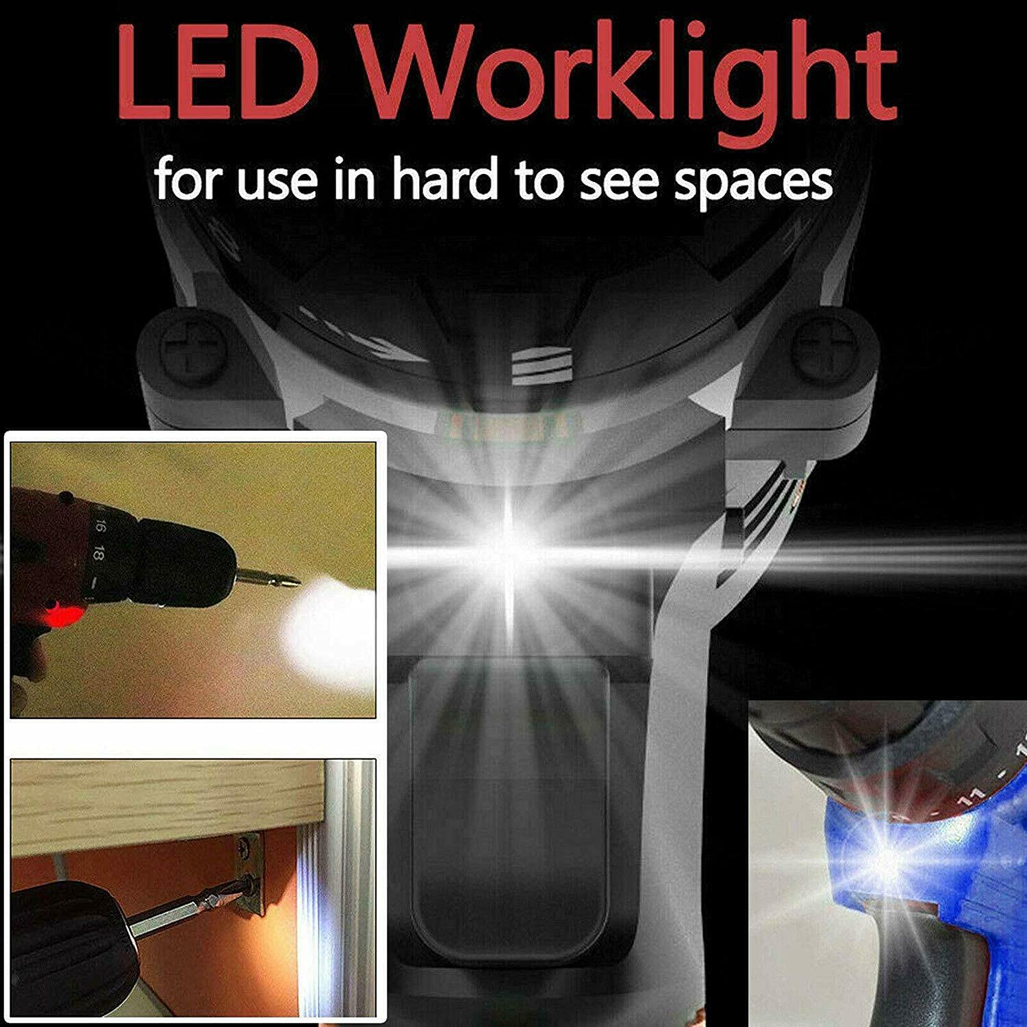 Акумуляторний Шурупокрут 21V з 1 батареєю 1.5Ah 42Nm Макс акумуляторний дриль 2 швидкості 25+1 налаштування крутного моменту 10мм патрон LED світло для дому та DIY, фото №5 Акумуляторний Шурупокрут 21V з 1 батареєю 1.5Ah 42Nm Макс акумуляторний дриль 2 швидкості 25+1 налаштування крутного моменту 10мм патрон LED світло для дому та DIY, фото №5