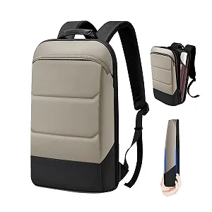 Рюкзак для ноутбука ZINZ Slim & Expandable 15.6 Inch Anti-Theft USB Maroon - Фото 1