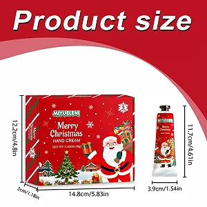 Крем для рук Рождественский с натуральным растительным ароматом Интенсивный уход для очень сухой и потрескавшейся кожи Веганский мини-набор кремов для рук Идеальный подарок на Рождество synthetic.ua - Фото 1