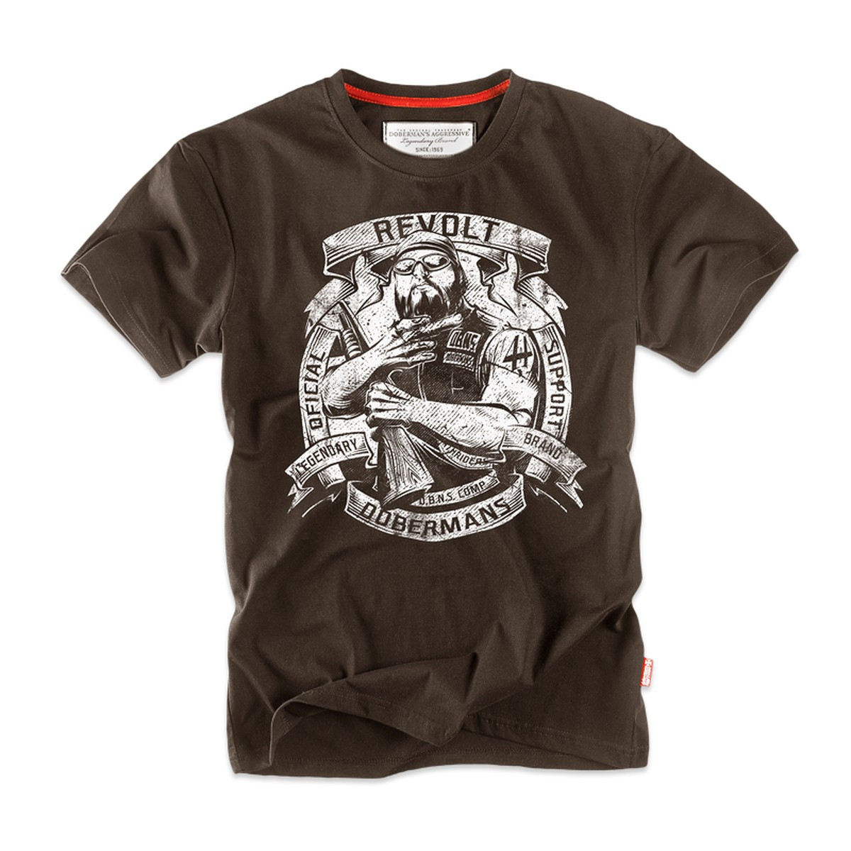 Dobermans Aggressive Футболка Revolt TS169BR M, фото №1