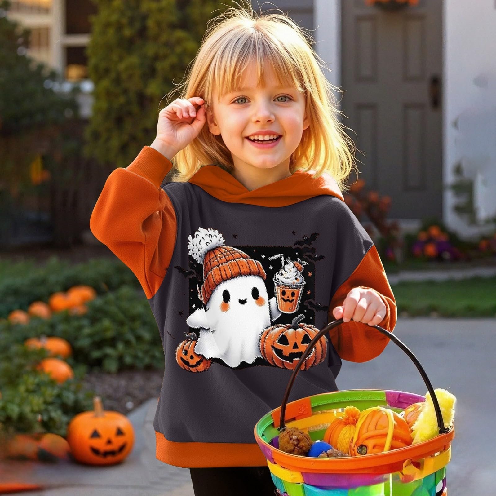 Худи Generisch Детский на Хэллоуин Унисекс Мотив Для Девочек Мальчиков Теплая Флисовая Куртка Удобная Повседневная Одежда, фото №2 Худи Generisch Детский на Хэллоуин Унисекс Мотив Для Девочек Мальчиков Теплая Флисовая Куртка Удобная Повседневная Одежда, фото №2