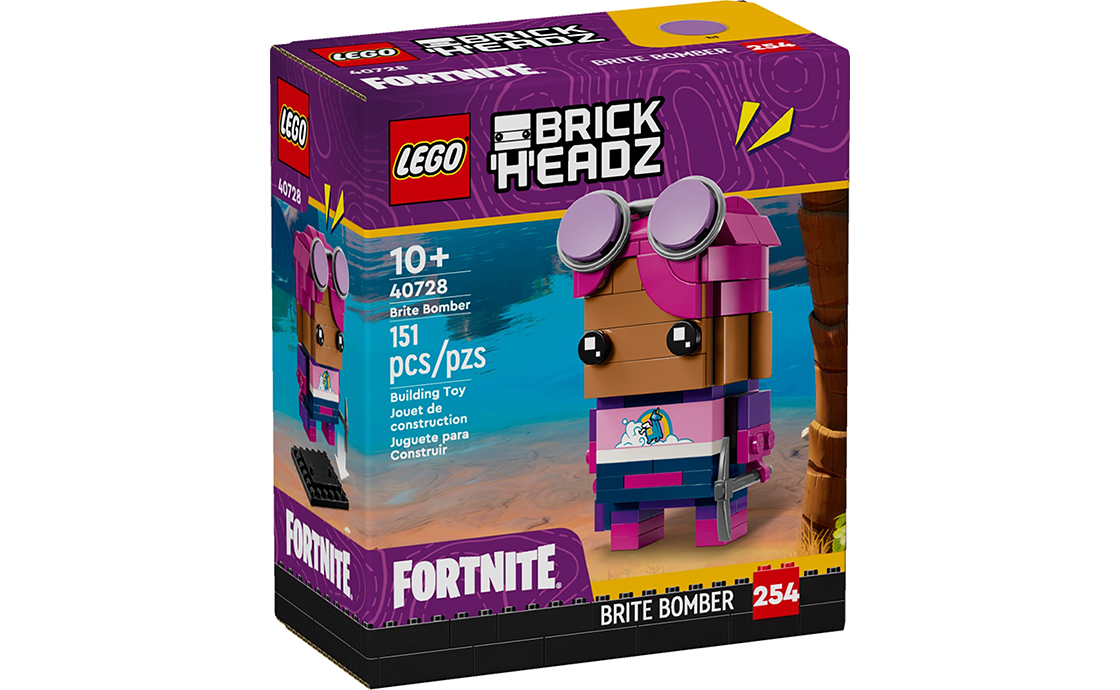 Конструктор Лего LEGO Brick Headz Брайт Бомбер (40728), фото №1