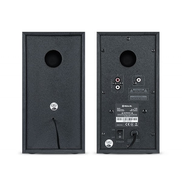 Акустические системы (колонки) REAL-EL колонки 2.0 S-250 black, фото №2