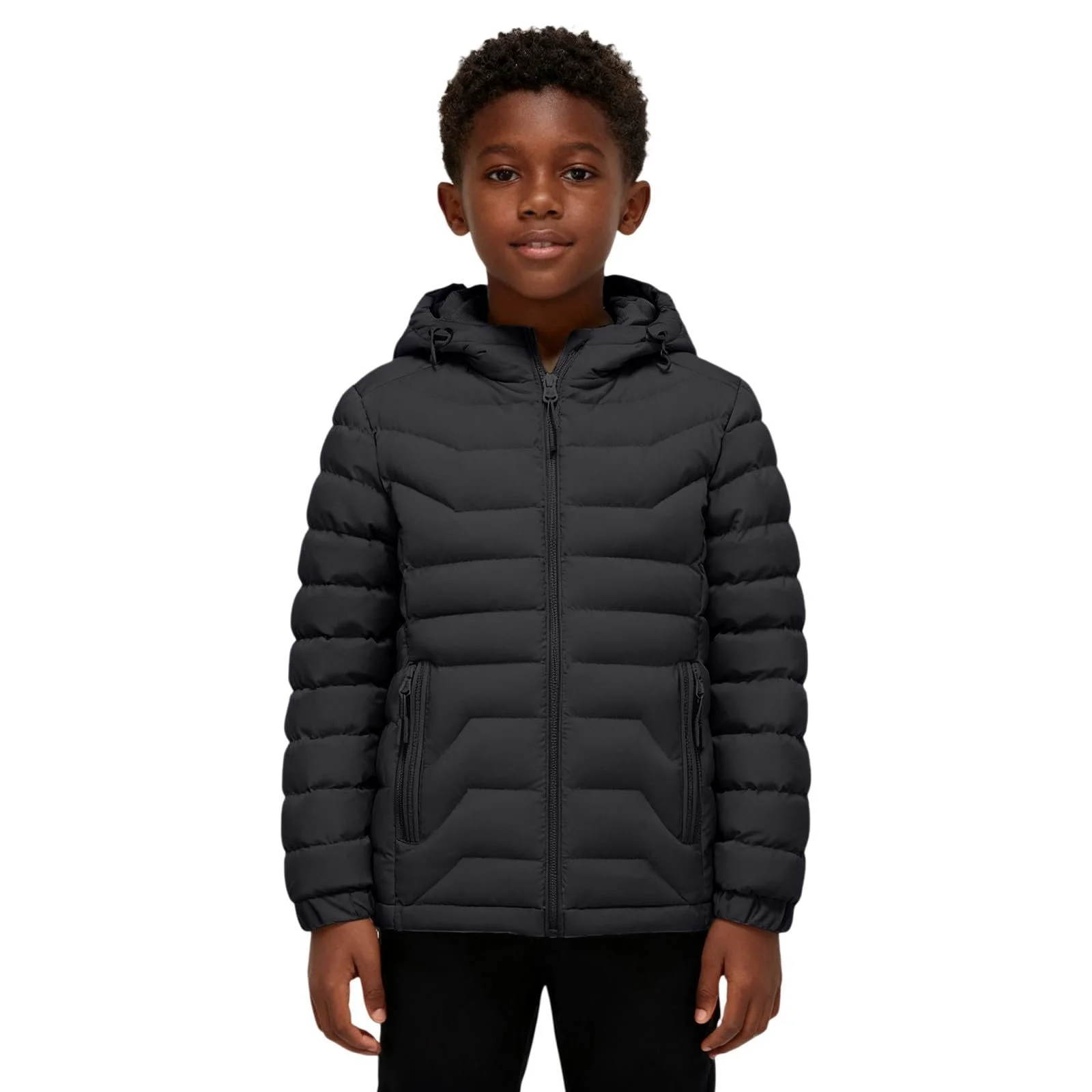 Зимова куртка Generisch з капюшоном, що знімається, фото №4