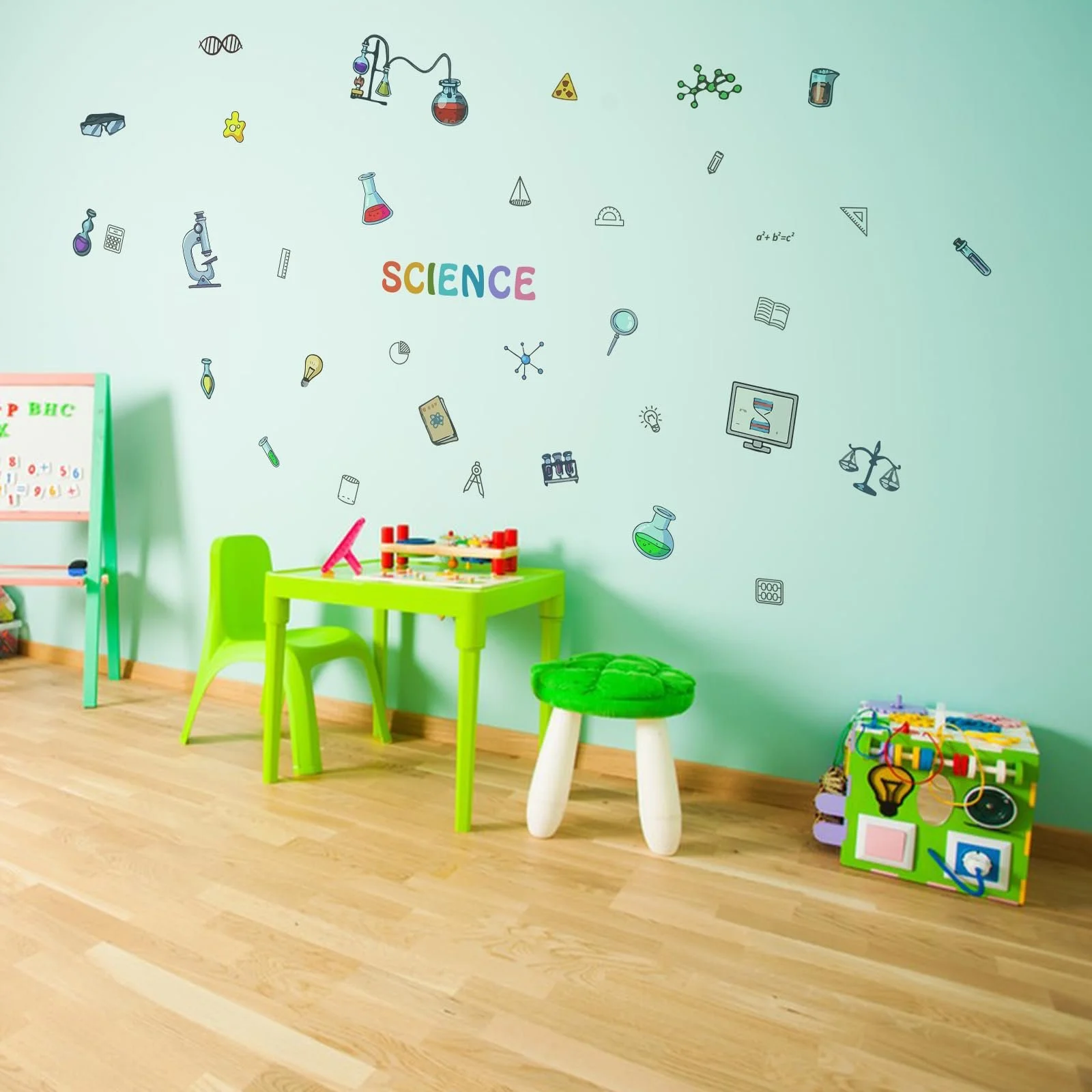 Наклейка на стіну SUPERDANT Science Experimental Tools 118 x 39 см, фото №4