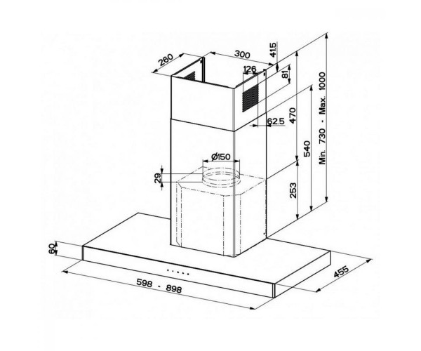 Витяжка Faber Stilo Glass Smart A60 (325.0617.017), фото №2