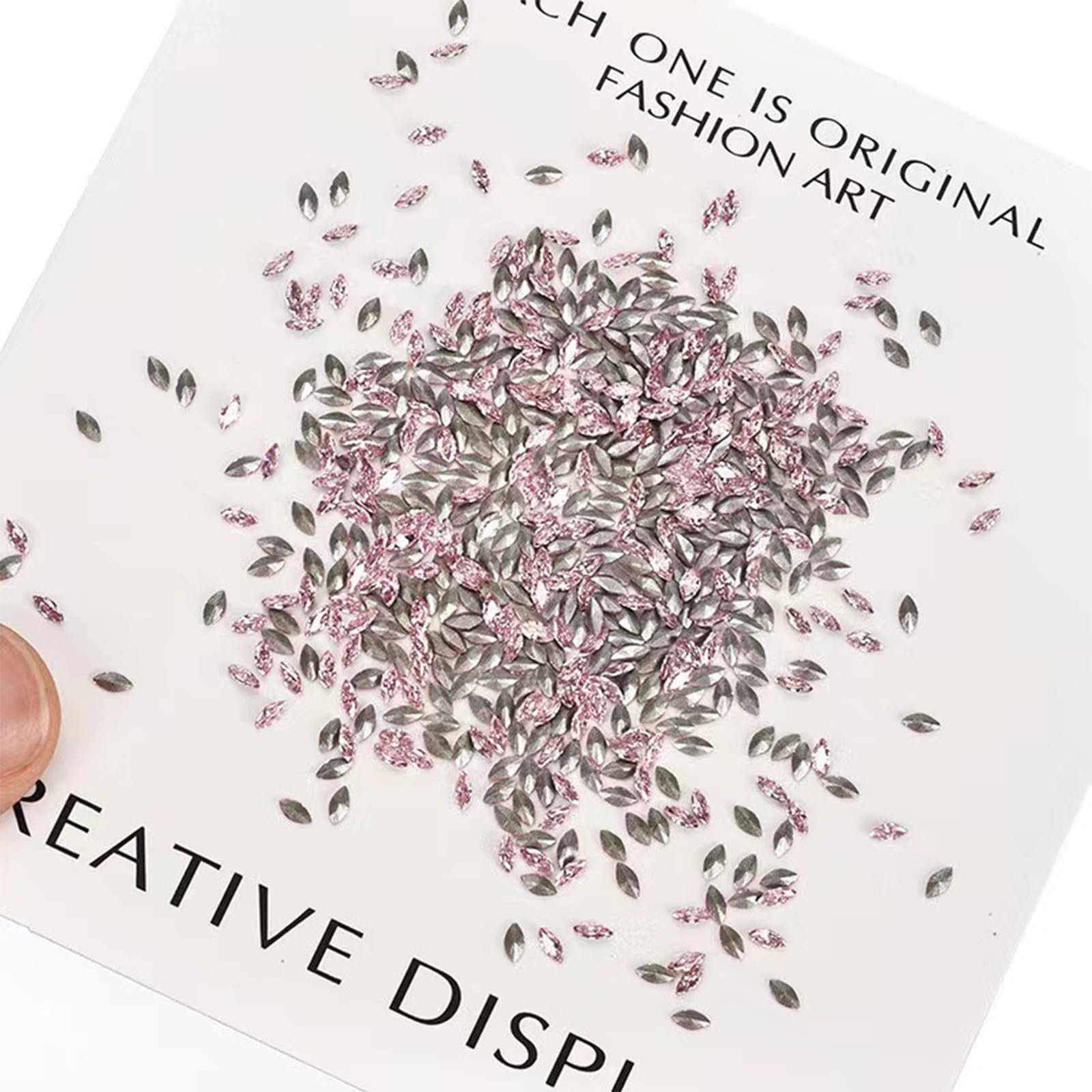 Стрази Нерегулярні Стрази Кристали 50 штук, фото №3