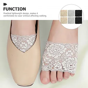 Подушечки для танців minkissy 3 пари, підтримка передньої частини стопи, невидимі напівшкарпетки synthetic.ua - Фото 1