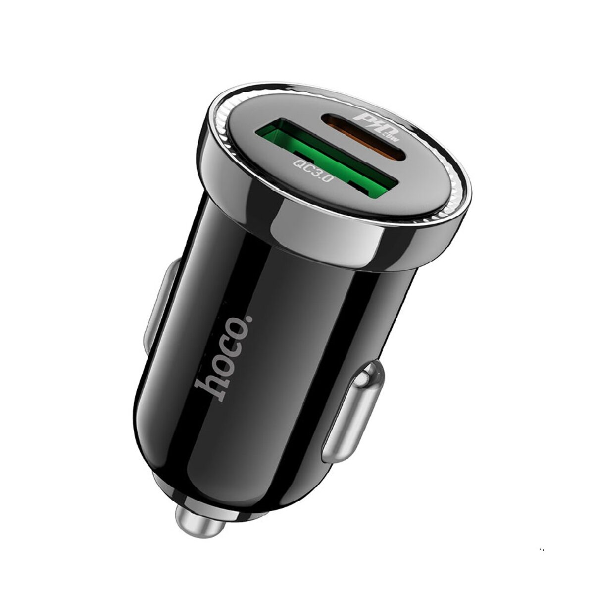 Автомобільний зарядний пристрій HOCO Z44 Leading PD20W+QC3.0 car charger Black, фото №1 Автомобільний зарядний пристрій HOCO Z44 Leading PD20W+QC3.0 car charger Black, фото №1