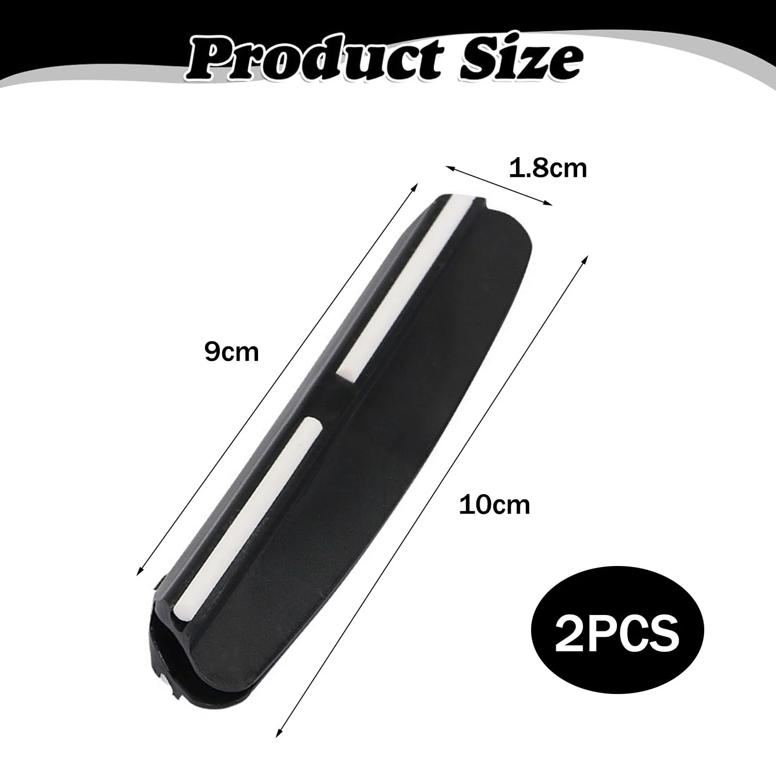 Направляющая для заточки ножей набор 2 шт. для точильных камней 10 см Black, фото №2