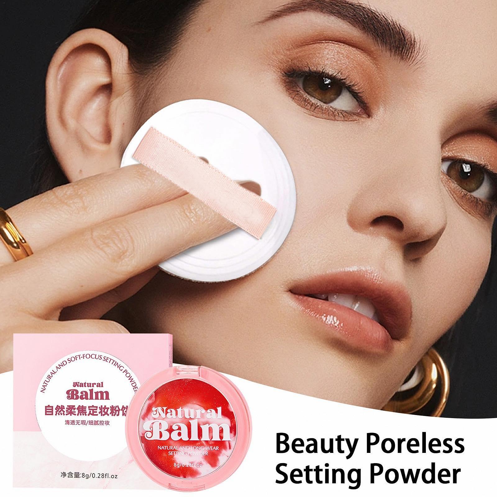 Пудра для обличчя Waterproof Poreless Oil Control Loose Matte Durable, фото №2