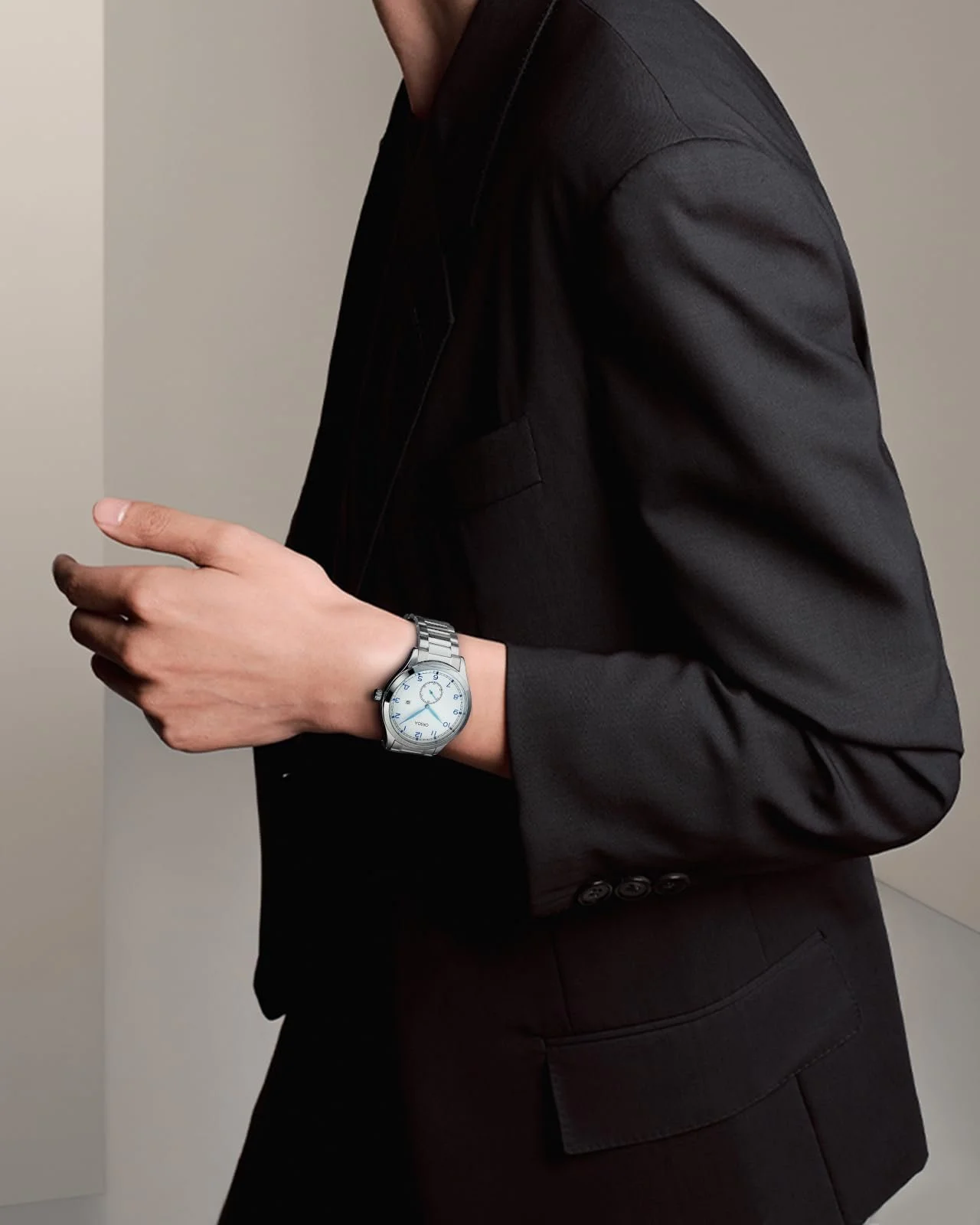 Мужские часы CIVO Аналоговые Кварцевые Модные из нержавеющей стали Большой циферблат с календарем даты и дня, фото №2